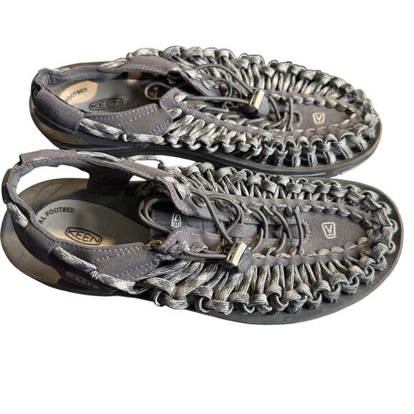 Keen Uneek Sandals, Steel Gray Drizzle, Men\'s Size 10